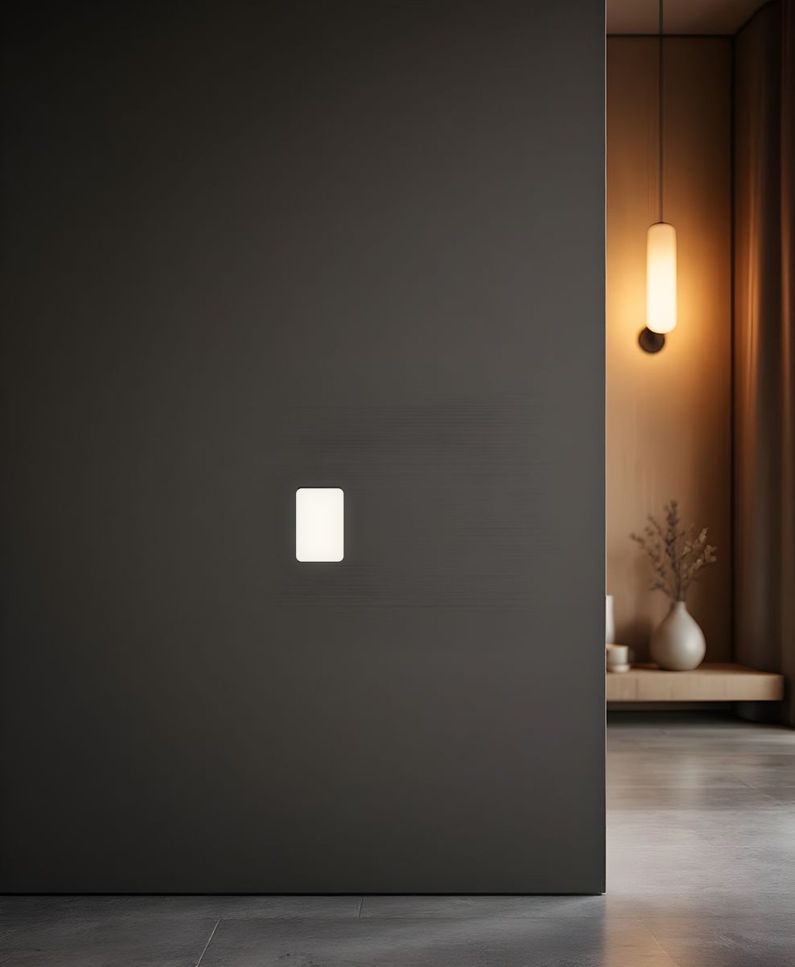 Wr3n On-Wall as a warm blank canvas, flush in the wall